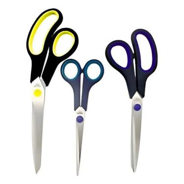 Imagem de Kit Tesoura 3 Peças Corte Reto Bom-3301 - Bomvink