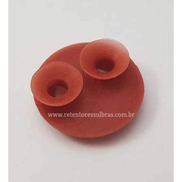 Imagem de Ventosa Sugador Focinho de Porco para Máquinas Gráficas (25,5 x 12,5 x 6,5 mm, Borracha)