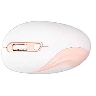 Imagem de Mouse sem fio, economia de energia Design ergonômico Mouse sem fio silencioso com recepção de longa distância DPI ajustável para computador para laptop para desktop(cor de rosa)