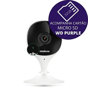 Imagem de intelbras Câmera Ip Wi-fi Mibo Imx + Cartão 32gb WD, branco