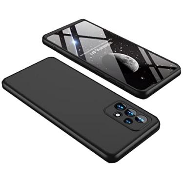 Imagem de Capa Capinha Anti Impacto 360 Compat�vel com Galaxy A52s A52 5g com Tela de 6.5" Polegadas Case Acr�lica Fosca Acabamento Slim Macio (Preta)