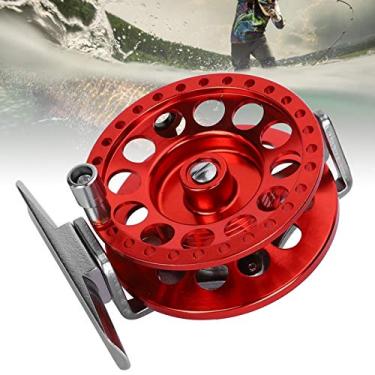 Imagem de Roda de pesca no gelo dianteira confortável requintada, roda de pesca no gelo, para amante da pesca do mar/pesca fresca(Mão direita vermelha)