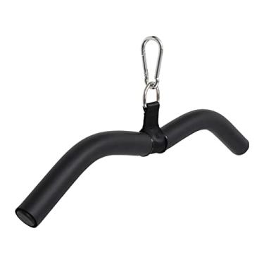 Imagem de Newmind LAT Bar Acessório de máquina para academia, acessórios de puxar para baixo com tríceps, acessórios de puxar LAT, acessórios de máquina de peso, equipamento de fixação para cabo de puxar
