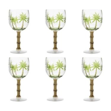 Imagem de Conjunto 6 Taças de Acrílico Palm Tree Rojemac