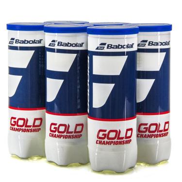 Imagem de Bola de Tênis Babolat Gold Championship Pack com 6 Tubos