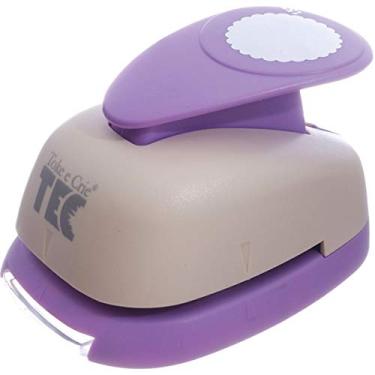 Imagem de Toke e Crie Furador Gigante Alavanca Escalope Circulo, Branco/Lilás