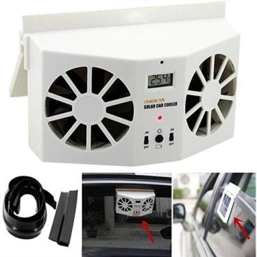 Imagem de Ventilador De Carro Solar Refrigerador Automotivo Ar Condicionado Circ