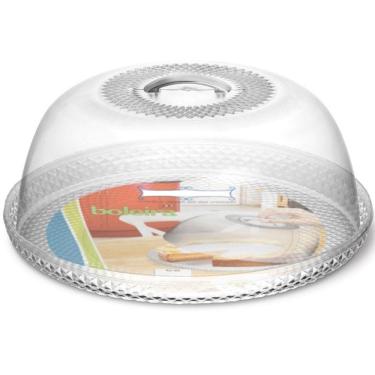 Imagem de Boleira de Plastico Transparente com Tampa 34cm Diametro