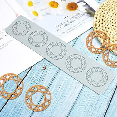 Imagem de Molde de silicone de folhas de árvore oca, folha de samambaia, pteridófita, faça você mesmo, molde de fondant de chocolate e doce, molde de silicone de lótus, molde de argila de bolo para decoração de topo de cupcake, sobremesas de artesanato de açúcar (A_30,5 x 6,8 x 0,3 cm)