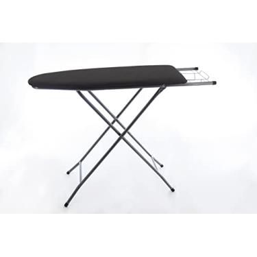 Imagem de Tábua Mesa de Passar Serrana Utilar Em Aço Com Tampo de Madeira - (Sem passa mangas prata)