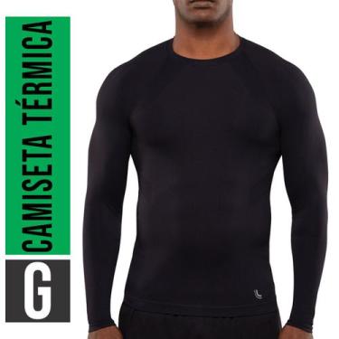 Imagem de Camiseta Masculina Lupo Manga Longa Térmico Com Compressão Fitness