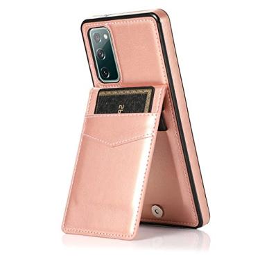 Imagem de Capa de telefone de couro carteira para Samsung Galaxy A52 A72 A51 A71 A73 A53 A33 A13 A70 A50 A42 A32 A22 A12 A21 A30 A20 Tampa do slot para cartão, ouro rosa, para A91 S10lite