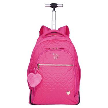 Imagem de Mochila Carrinho Sestini Grande Capricho Crush Rosa