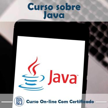 Imagem de Curso online em videoaula sobre Java com Certificado + 2 brindes