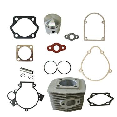 Imagem de Novo conjunto de cilindros e pistões e clipes de pulso e junta para motor de bicicleta motorizado de 80 cc