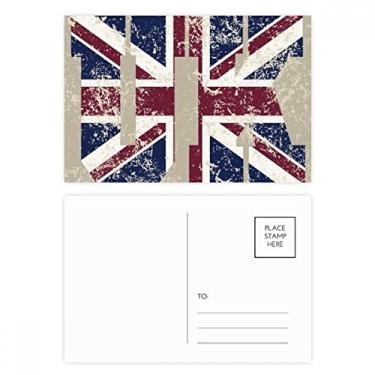 Imagem de Cartão postal London King Reino Unido bandeira da Union Jack conjunto de cartões postais de aniversário cartão de agradecimento