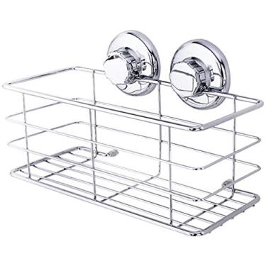 Imagem de Astra, AVIPS, Prateleira Suporte Porta Shampoo Sabonete Fixação de Ventosa, cor Inox, Aço