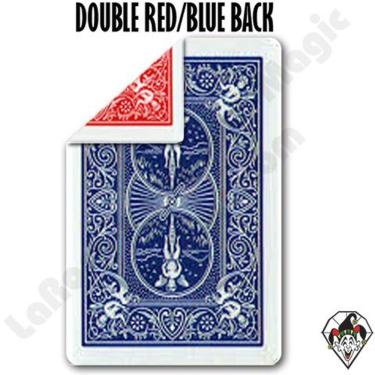 Imagem de 5 Cartas Duplo Dorso Bicycle Vermelho e  Azul B+
