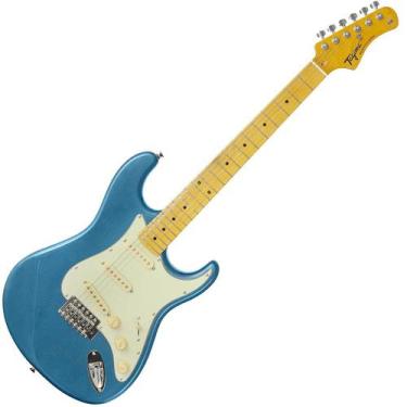 Imagem de Guitarra Elétrica Strato Tagima Woodstock Tg530 Azul Metálico