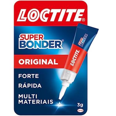 Imagem de Cola Loctite Super Bonder Original, Cola universal de alta qualidade, Cola transparente extraforte para todos os materiais, Cola instantânea fácil de usar, 1x de 3g