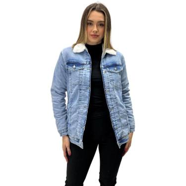 Imagem de Jaqueta Notory Jeans Forrada em Pelo-Feminino
