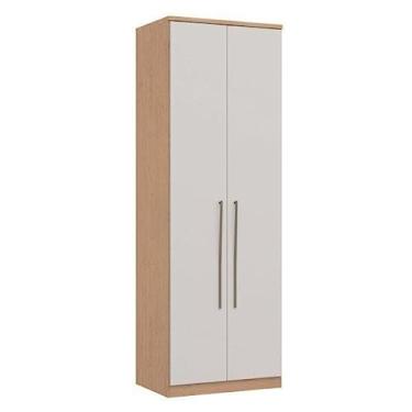 Imagem de Módulo de Guarda Roupa 2 Portas 2 Gavetas Elegance Móveis Castro Angelin/blanc