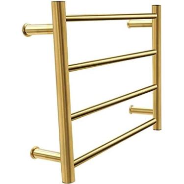 Imagem de Aquecedor De Toalhas Elétrico Gold, Aquecedor De Torre De Aço Inoxidável 304 Com 4 Barras Aquecidas, Toalheiros Elétricos Aquecidos, Toalheiro Aquecido Montado Na Parede,Plugar,bonny369