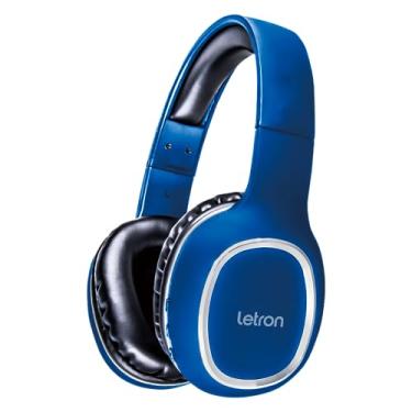 Imagem de HEADPHONE SEM FIO MOOD PRETO E AZUL STEREO BLUETOOTH DRIVER 40MM LETRON