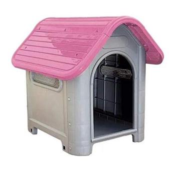 Imagem de Casinha Rosa Plástica para Cachorro Dog Home Número 3