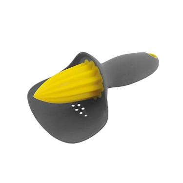 Imagem de Tuut, Linha Utilidades, Espremedor de Limão e Frutas com Filtro, Amarelo, 16cm
