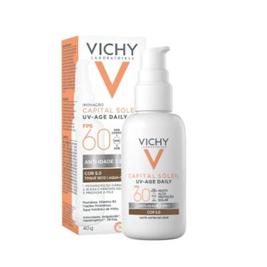 Imagem de Protetor Solar Facial Vichy UV-Age Daily Cor 5.0 fps 60 40g