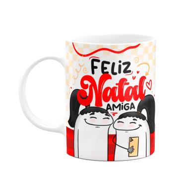 Imagem de Caneca Flork Natal - Feliz Natal Amiga! Branca