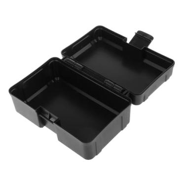 Imagem de Generic Caixa de armazenamento de ferramentas, estojo rígido, durável, com tampa, à prova de intempéries, organizador de hardware portátil para equipamentos, 15.5 cm x 9.4 cm x 4.6 cm