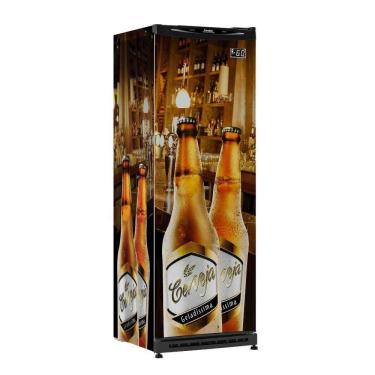 Imagem de Cervejeiro 348 Litros Porta Sólida Adesivada CV300R 220V - Esmaltec