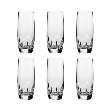Imagem de Jogo de copos long drink em cristal Strauss Clássicos 100.065 6 peças 365ml