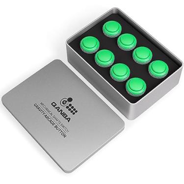Imagem de qanba Gravity LX 30mm Mechanical Pushbutton Switch Button Arcade Buttons DIY Kit (Boxed (Green A06)