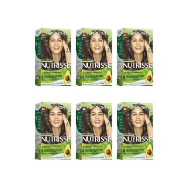 Imagem de Coloraçao Nutrisse 40 Castanho-Kit C/6Un
