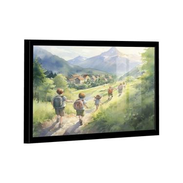 Imagem de Quadro A Caminho Da Escola--br Artes