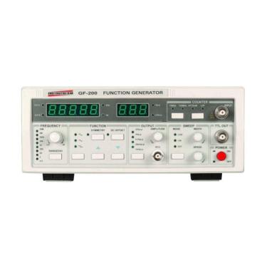 Imagem de Gerador Funções Digital Faixa 2Hz A 20Mhz 8 Escalas Onda Senoidal Quadrada Triangular Gf-200 Instrutherm Com Certificado