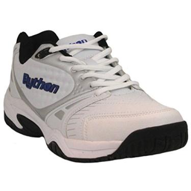 Imagem de Tênis masculino Python Deluxe Outdoor (baixo) Pickleball/Raquetebol/Tênis/Plataforma (sem marcação), Branco, 9.5