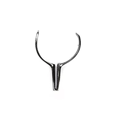 Imagem de FINMOKAL Para BMW F80/M3 F83/M4 F10/M5 Substituição de acabamento de volante de fibra de carbono real