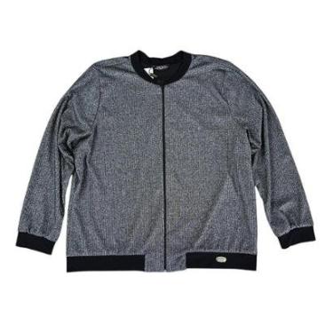 Imagem de Jaqueta Bomber Feminina Metalizada Com Brilho Tamanho 50-Feminino