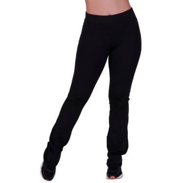 Imagem de Calça Flare Bailarina Legging Fitness Cintura Alta de Academia Francine-Feminino