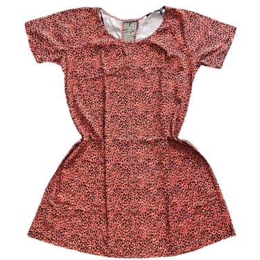 Imagem de Vestido Curto Plus Size T-shirt Casual Estampado Malha-Feminino