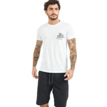 Imagem de Camiseta Colcci Masculina Authentic Denim Brand Branca-Masculino