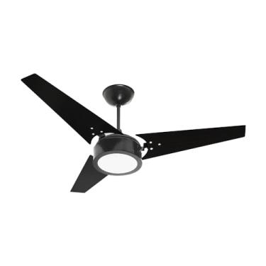 Imagem de Venti-Delta Ventilador de Teto Ideal LED 3 Pás Laqueadas 127 V C3V, 203107, 130 W, Preto