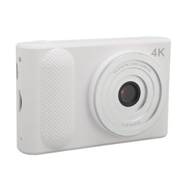 Imagem de Câmera Digital 48MP 4K, Câmera Compacta Com Foco Automático Com Tela de 2,4 Polegadas, Zoom Digital 16X, Câmera Vlogging para Adolescentes Iniciantes (WHITE)