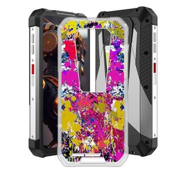 Imagem de AQGGIIXY Capa de telefone para Unihertz 8849 Tank 3 Pro (6,7 polegadas), capa protetora de silicone transparente, capa ultrafina flexível de TPU à prova de choque, para Unihertz 8849 Tank 3 Pro capa -
