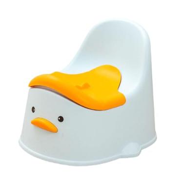 Imagem de Milageto Vaso sanitário para bebês, real, viagem, com capa, assento removível, penico, tanque para meninas, meninos, crianças de 0 a 5 anos, Azul