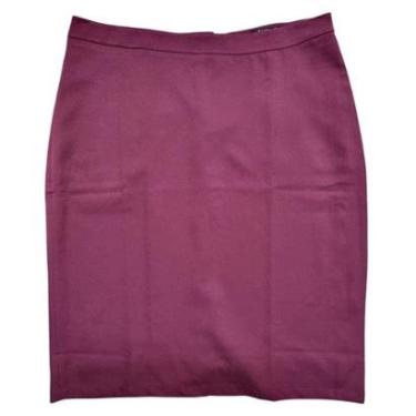 Imagem de Saia Social Two Way Corte Alfaiataria Secretária Plus Size Tamanho G1-Feminino